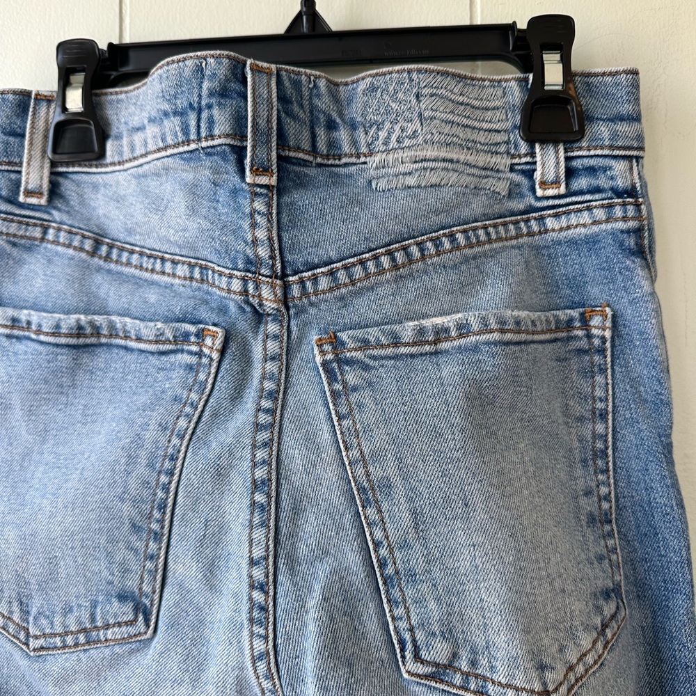 Revive American Flag Embroidered Classic Blue Denim Jeans